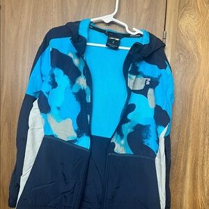 Russell Athletic Blue and Black Kids Raincoat
